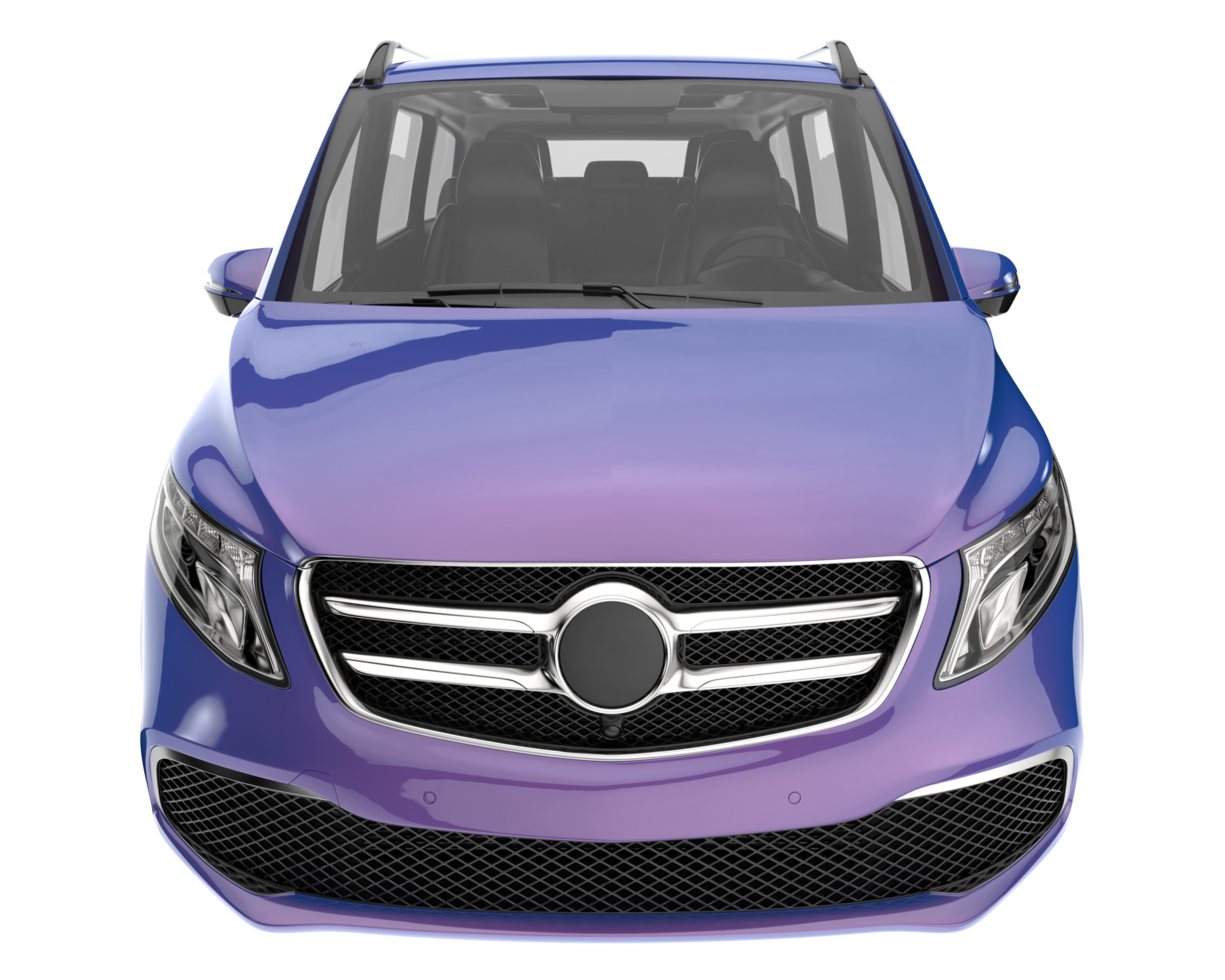 Modern car isolated on transparent background. 3d rendering - illustration png