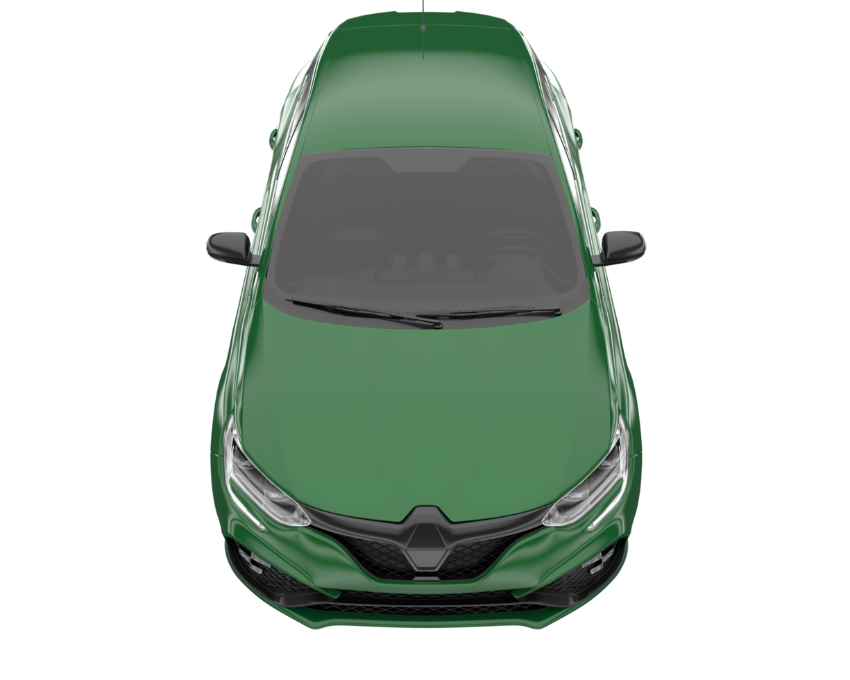 Modern car isolated on transparent background. 3d rendering - illustration png
