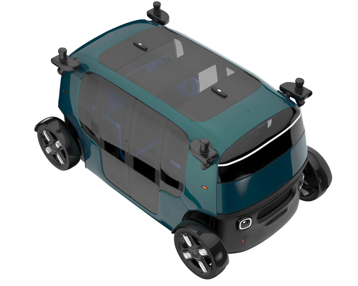 Modern car isolated on transparent background. 3d rendering - illustration png