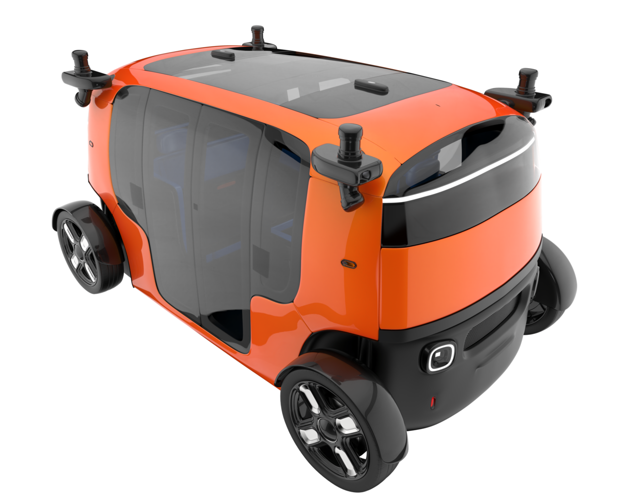 Modern car isolated on transparent background. 3d rendering - illustration png