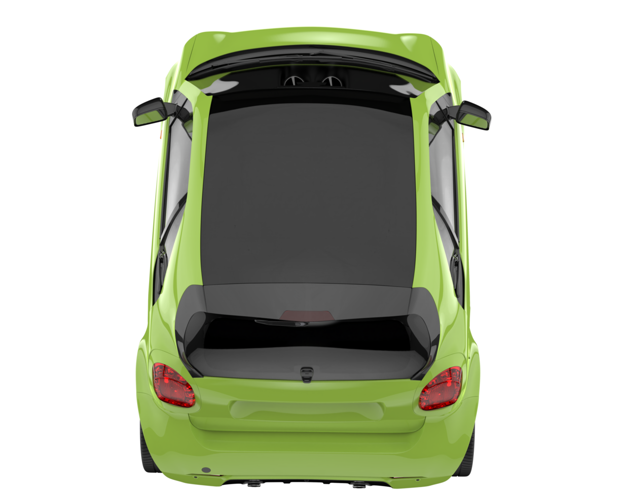 Modern car isolated on transparent background. 3d rendering - illustration png