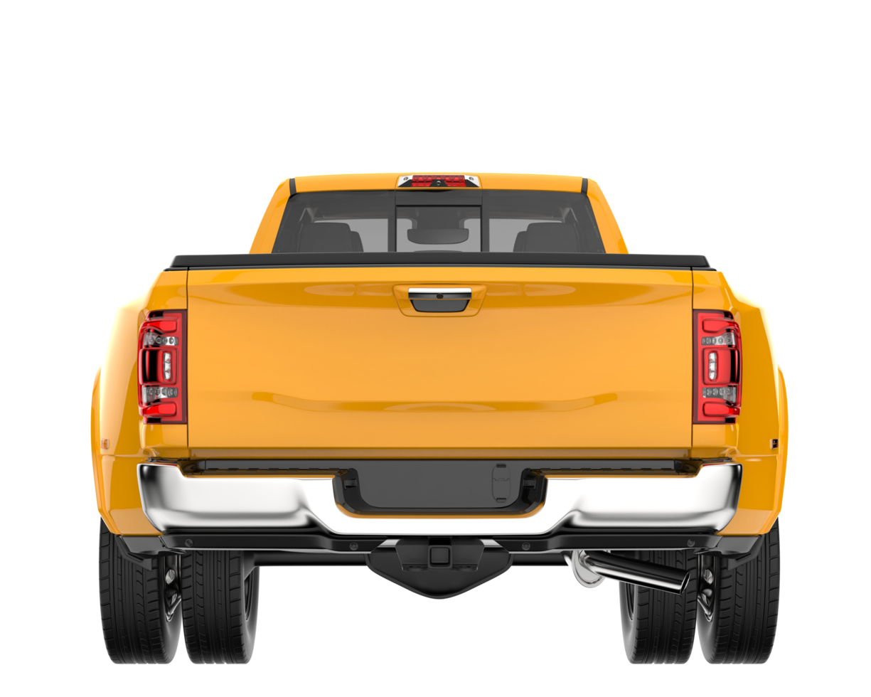 Pickup truck isolated on transparent background. 3d rendering - illustration png
