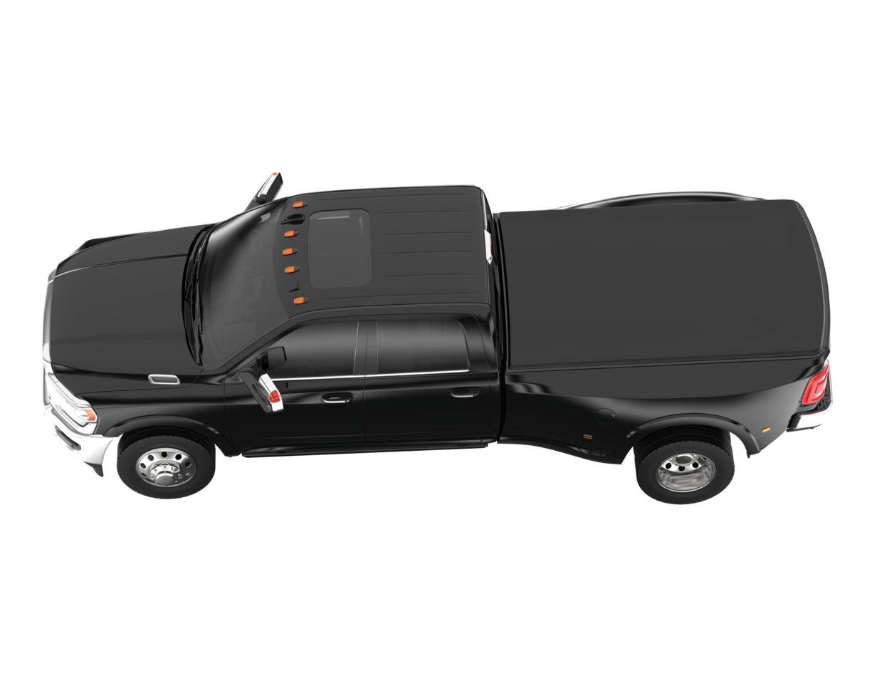 Pickup truck isolated on transparent background. 3d rendering - illustration png