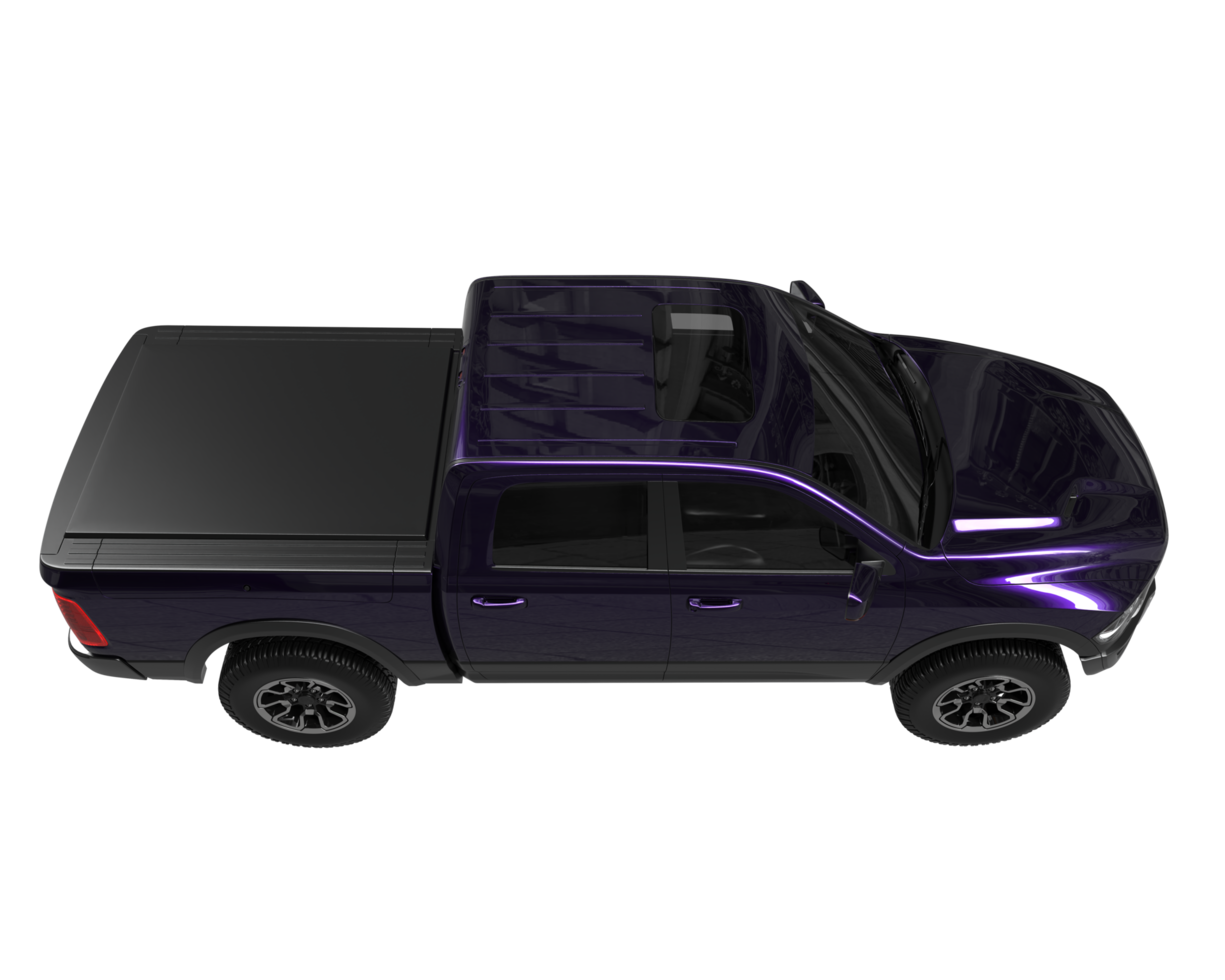 camionnette isolée sur fond transparent. rendu 3d - illustration png