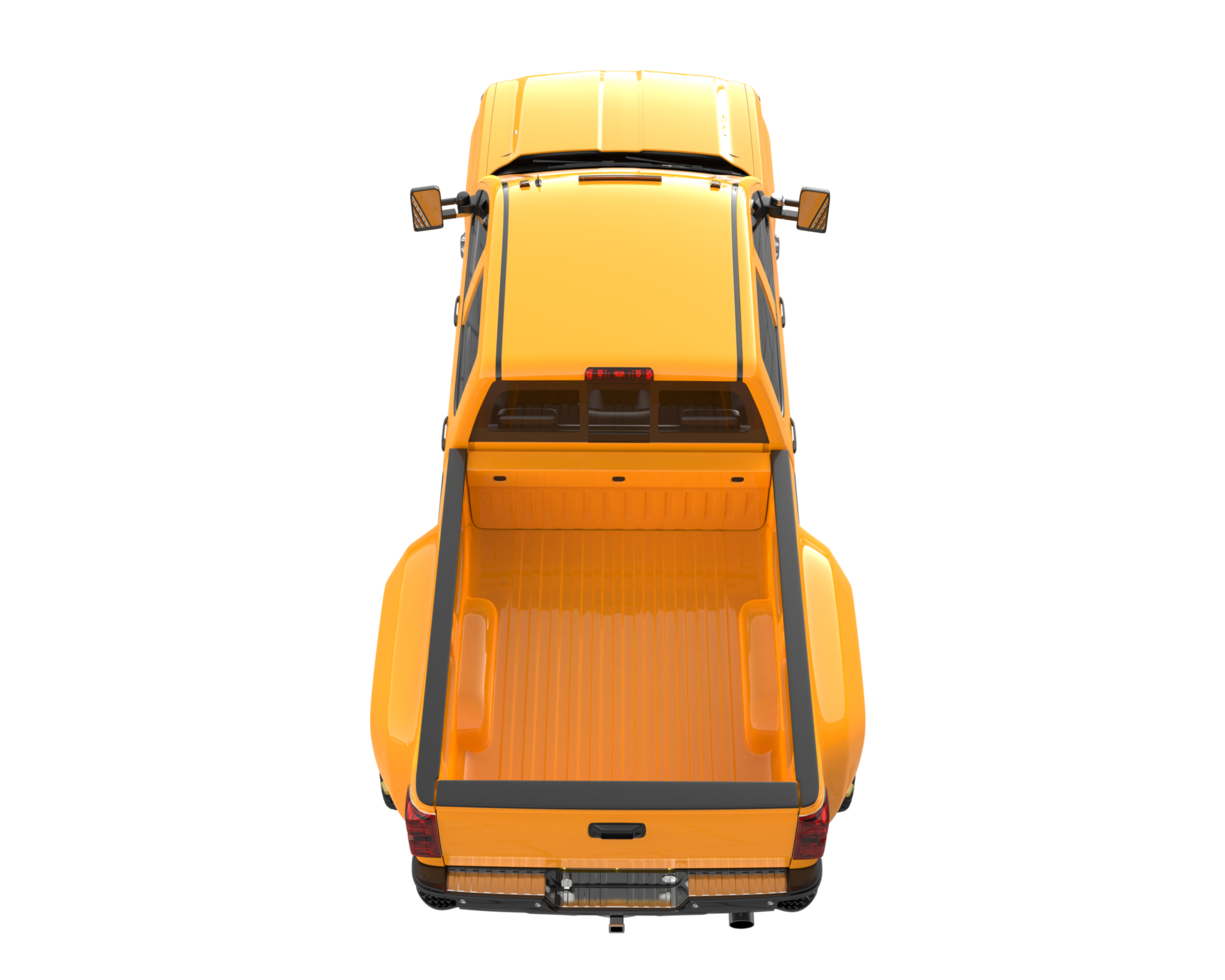 Pickup truck isolated on transparent background. 3d rendering - illustration png
