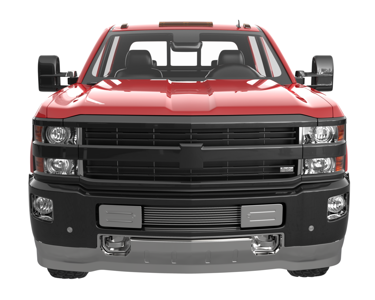 Pickup truck isolated on transparent background. 3d rendering - illustration png