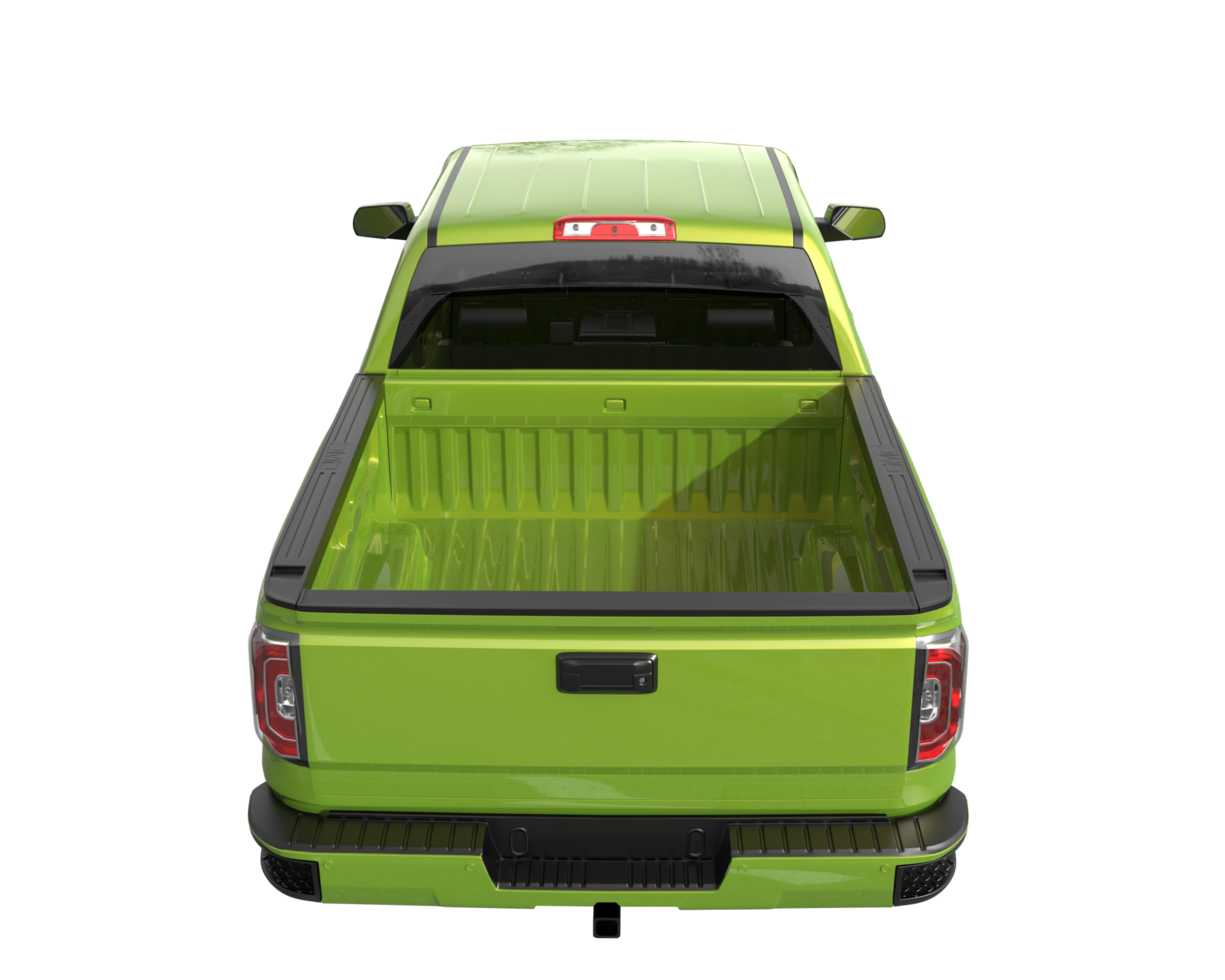 Pickup truck isolated on transparent background. 3d rendering - illustration png