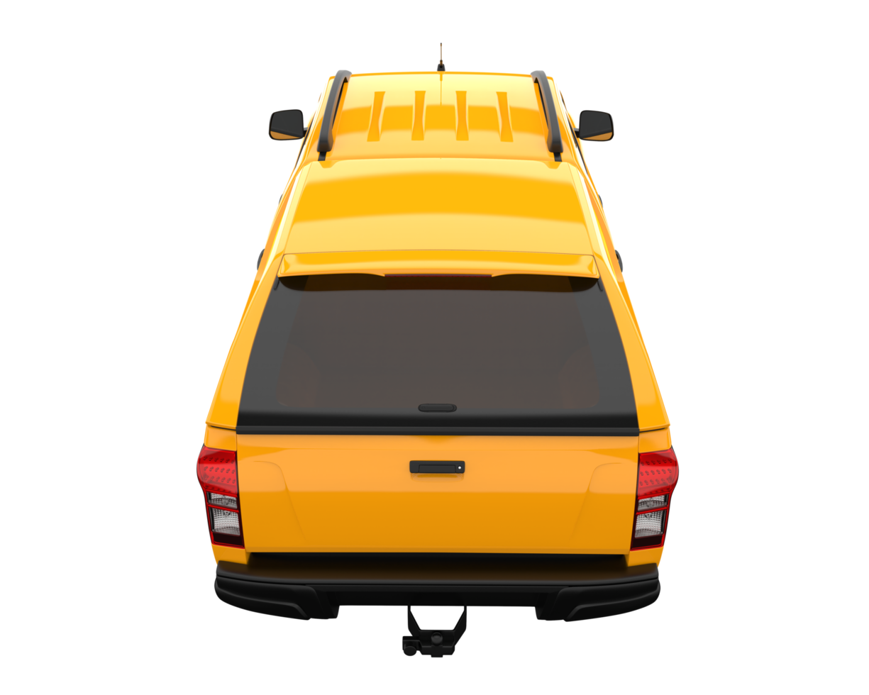 Pickup truck isolated on transparent background. 3d rendering - illustration png