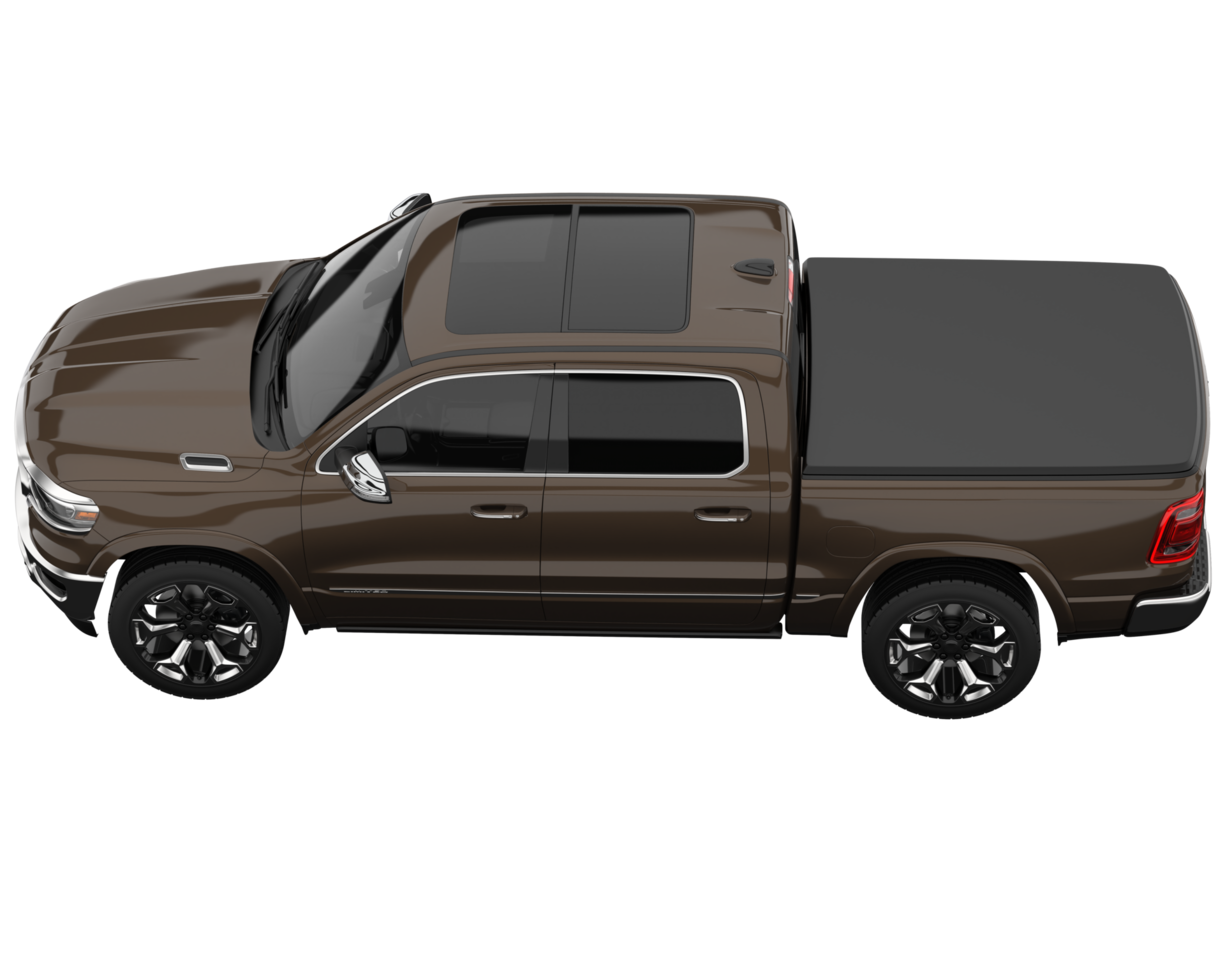 Pickup truck isolated on transparent background. 3d rendering - illustration png