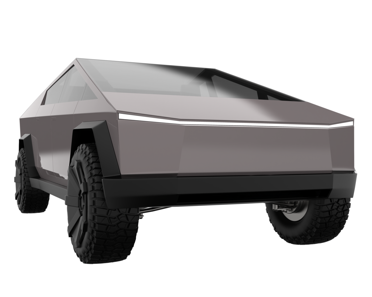 Pickup truck isolated on transparent background. 3d rendering - illustration png