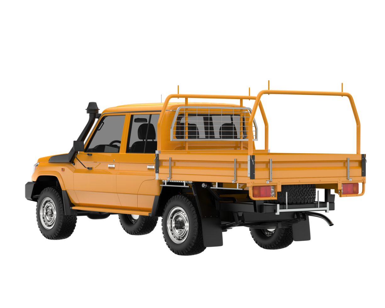 Race car isolated on transparent background. 3d rendering - illustration png
