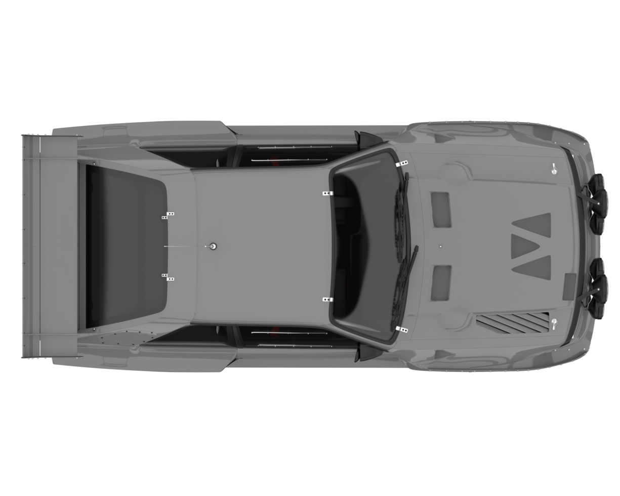 Race car isolated on transparent background. 3d rendering - illustration png