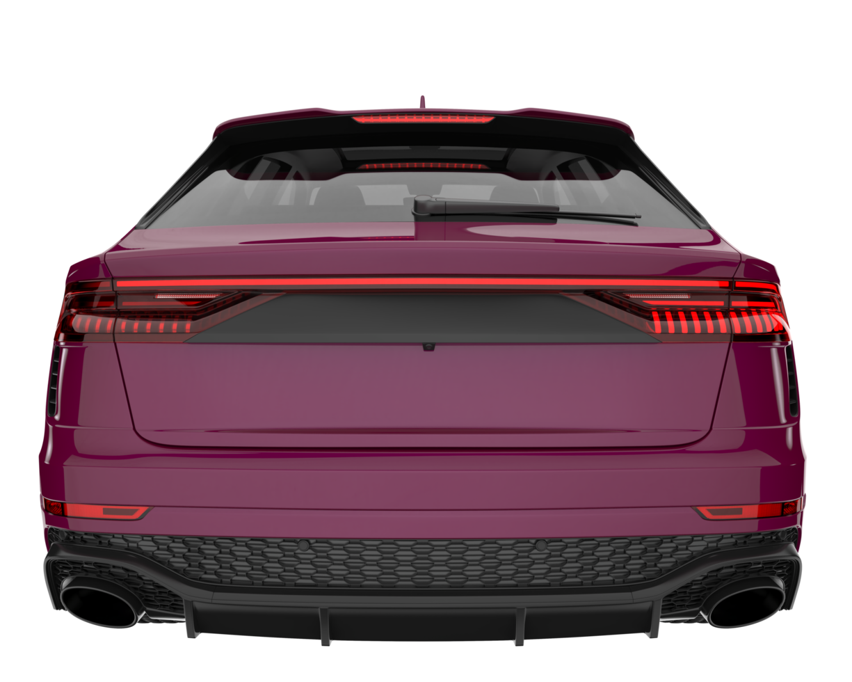 Realistic SUV isolated on transparent background. 3d rendering - illustration png
