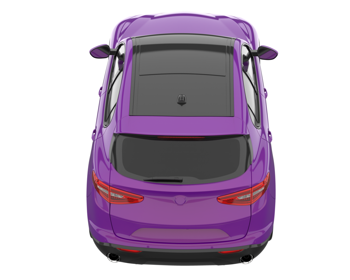Realistic SUV isolated on transparent background. 3d rendering - illustration png