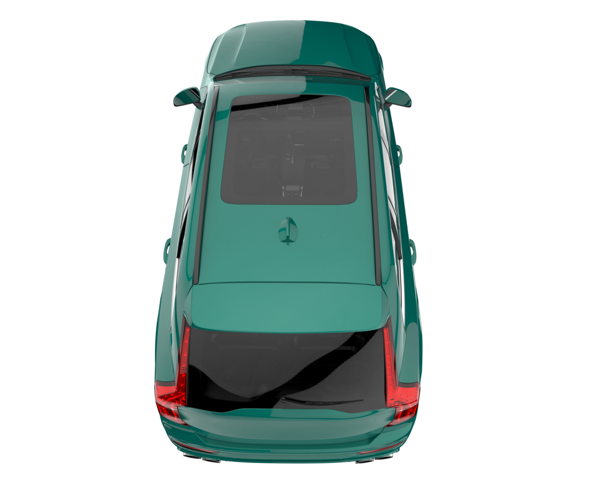 Realistic SUV isolated on transparent background. 3d rendering - illustration png