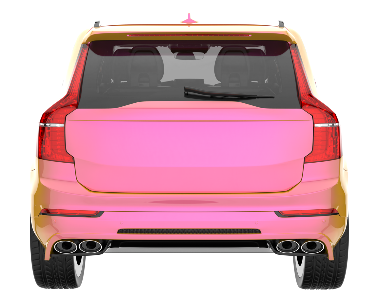Realistic SUV isolated on transparent background. 3d rendering - illustration png