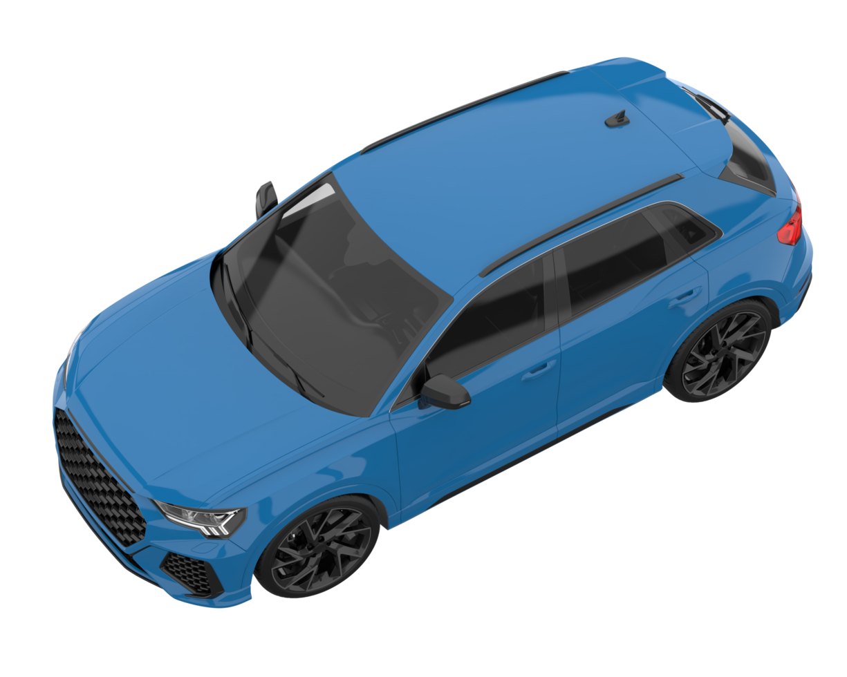 Realistic SUV isolated on transparent background. 3d rendering - illustration png