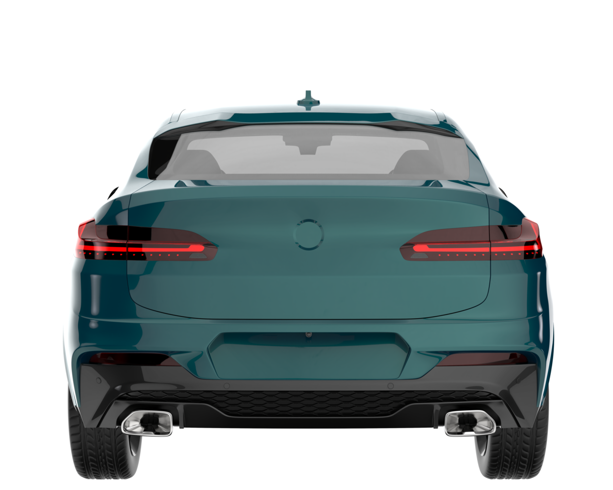 Realistic SUV isolated on transparent background. 3d rendering - illustration png