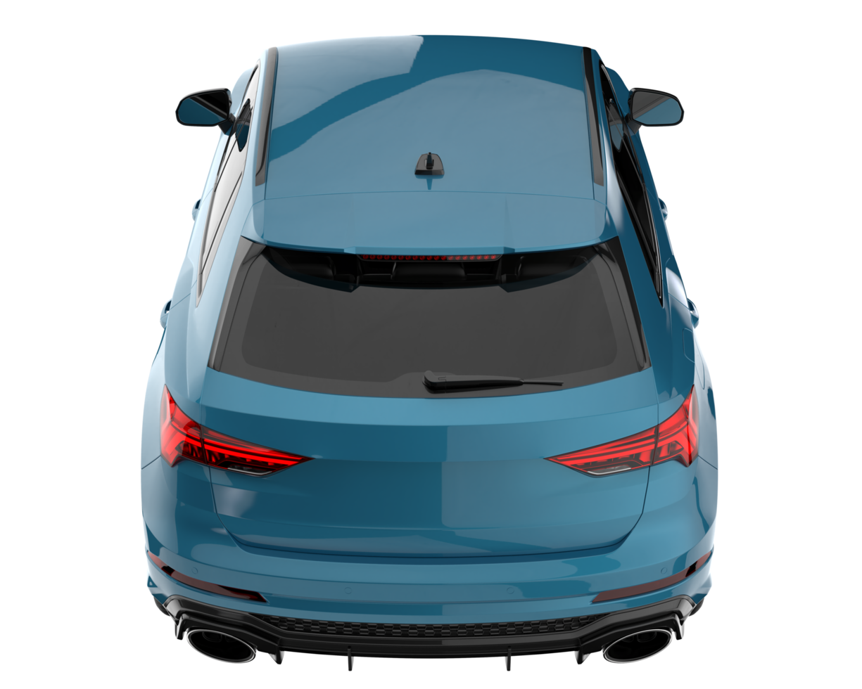 Realistic SUV isolated on transparent background. 3d rendering - illustration png