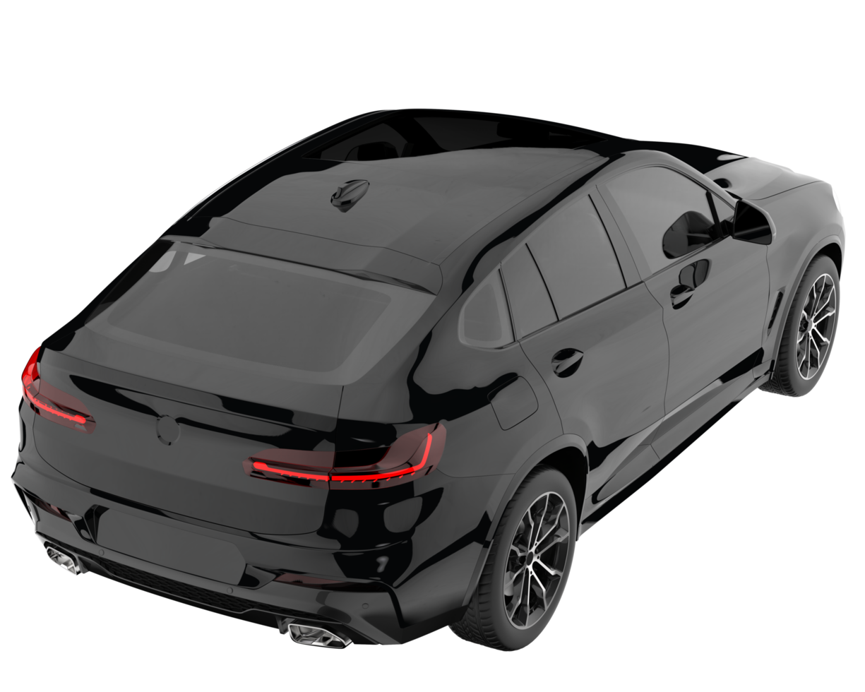 Realistic SUV isolated on transparent background. 3d rendering - illustration png