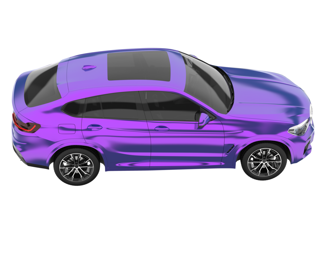 Realistic SUV isolated on transparent background. 3d rendering - illustration png