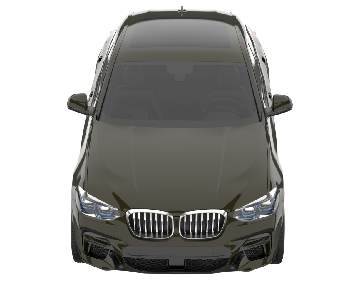 Realistic SUV isolated on transparent background. 3d rendering - illustration png