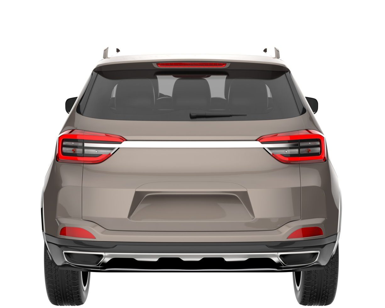 realistisk sUV isolerat på transparent bakgrund. 3d tolkning - illustration png