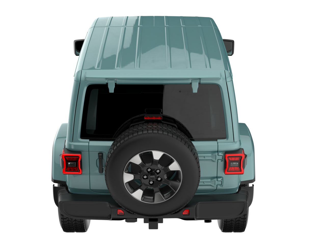 Realistic SUV isolated on transparent background. 3d rendering - illustration png