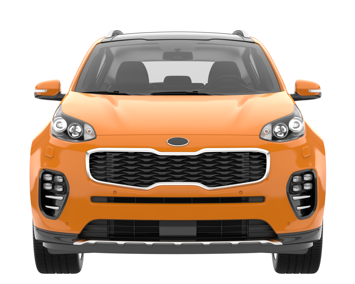 Realistic SUV isolated on transparent background. 3d rendering - illustration png