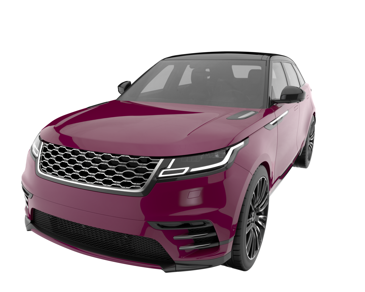 Realistic SUV isolated on transparent background. 3d rendering - illustration png