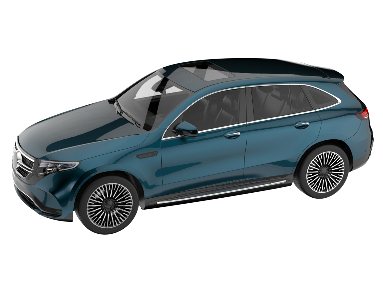 Realistic SUV isolated on transparent background. 3d rendering - illustration png