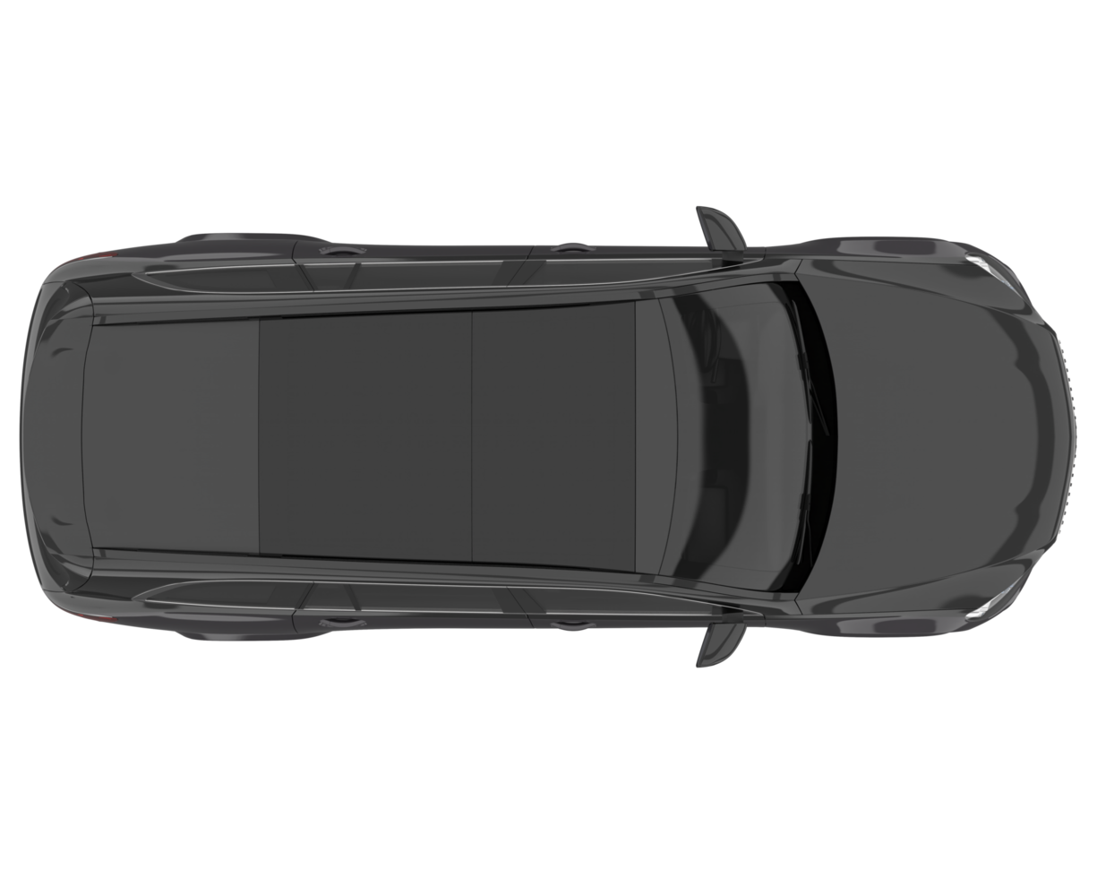 realistisk sUV isolerat på transparent bakgrund. 3d tolkning - illustration png