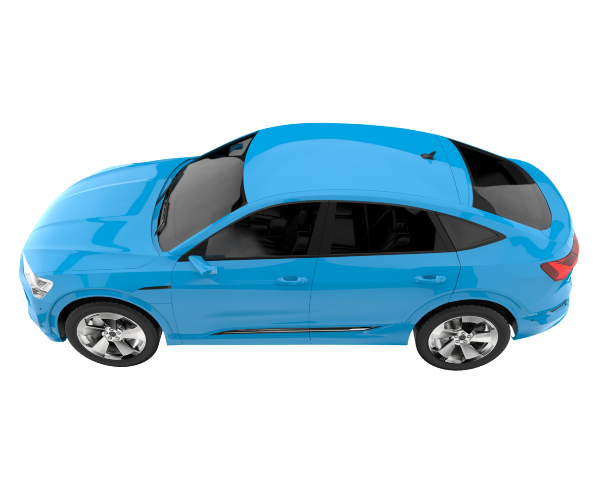 Realistic SUV isolated on transparent background. 3d rendering - illustration png
