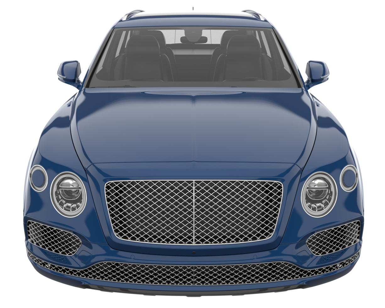 Realistic SUV isolated on transparent background. 3d rendering - illustration png