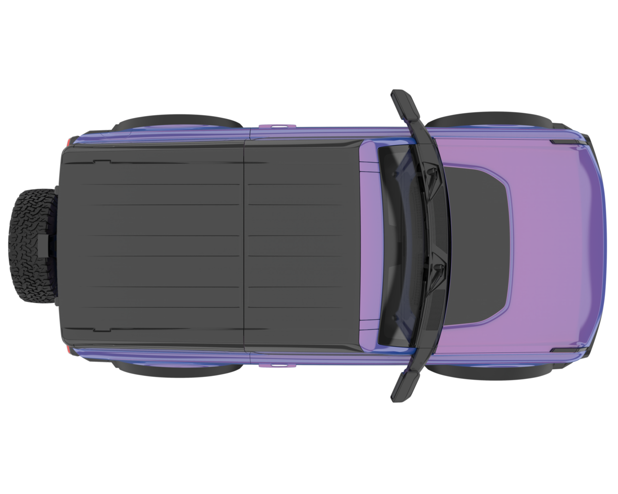 Realistic SUV isolated on transparent background. 3d rendering - illustration png