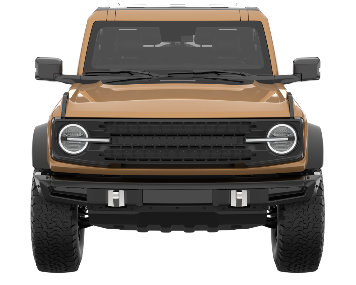 Realistic SUV isolated on transparent background. 3d rendering - illustration png
