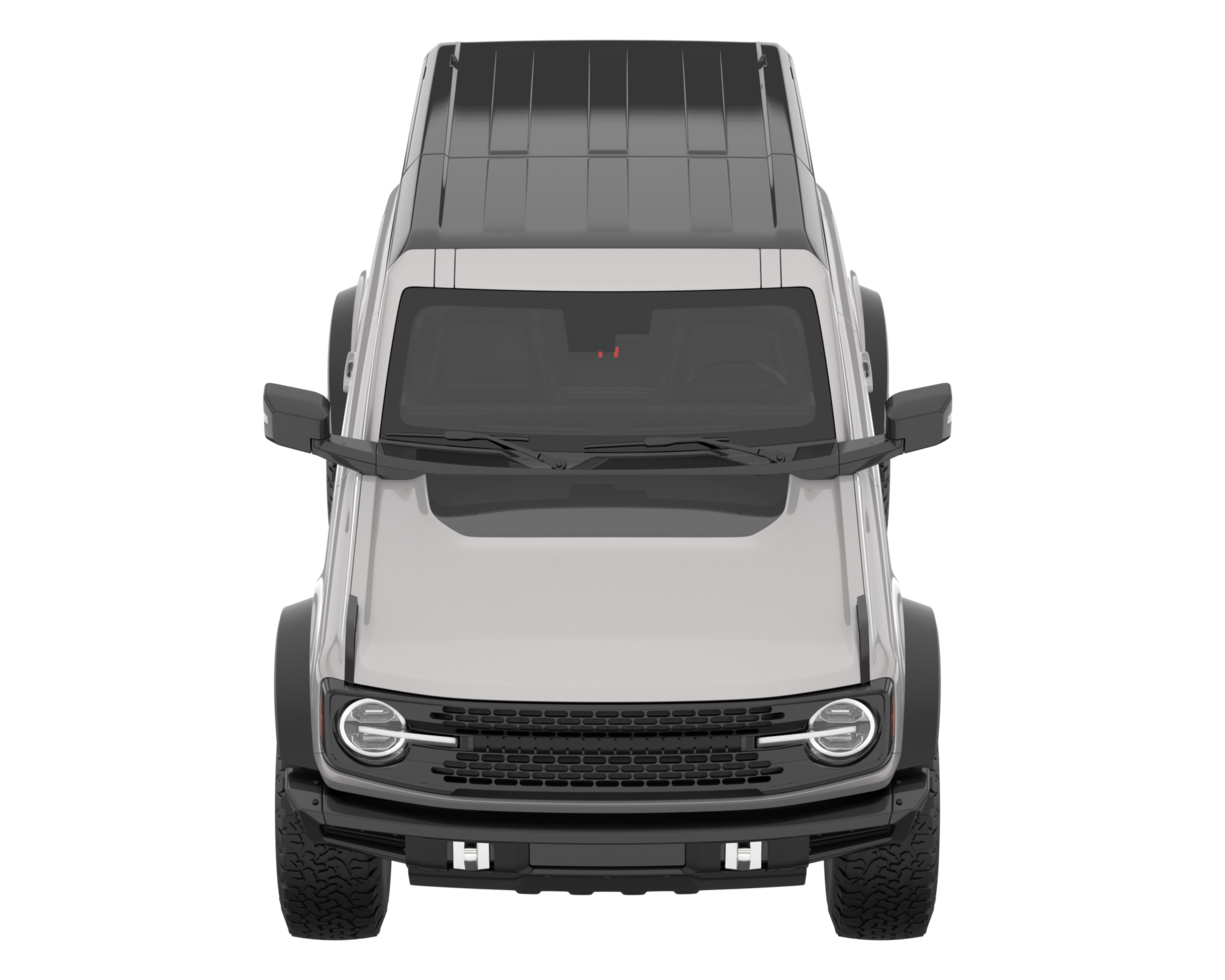 Realistic SUV isolated on transparent background. 3d rendering - illustration png