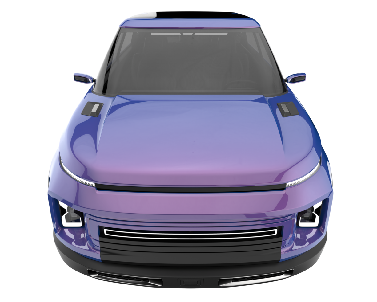 Realistic SUV isolated on transparent background. 3d rendering - illustration png