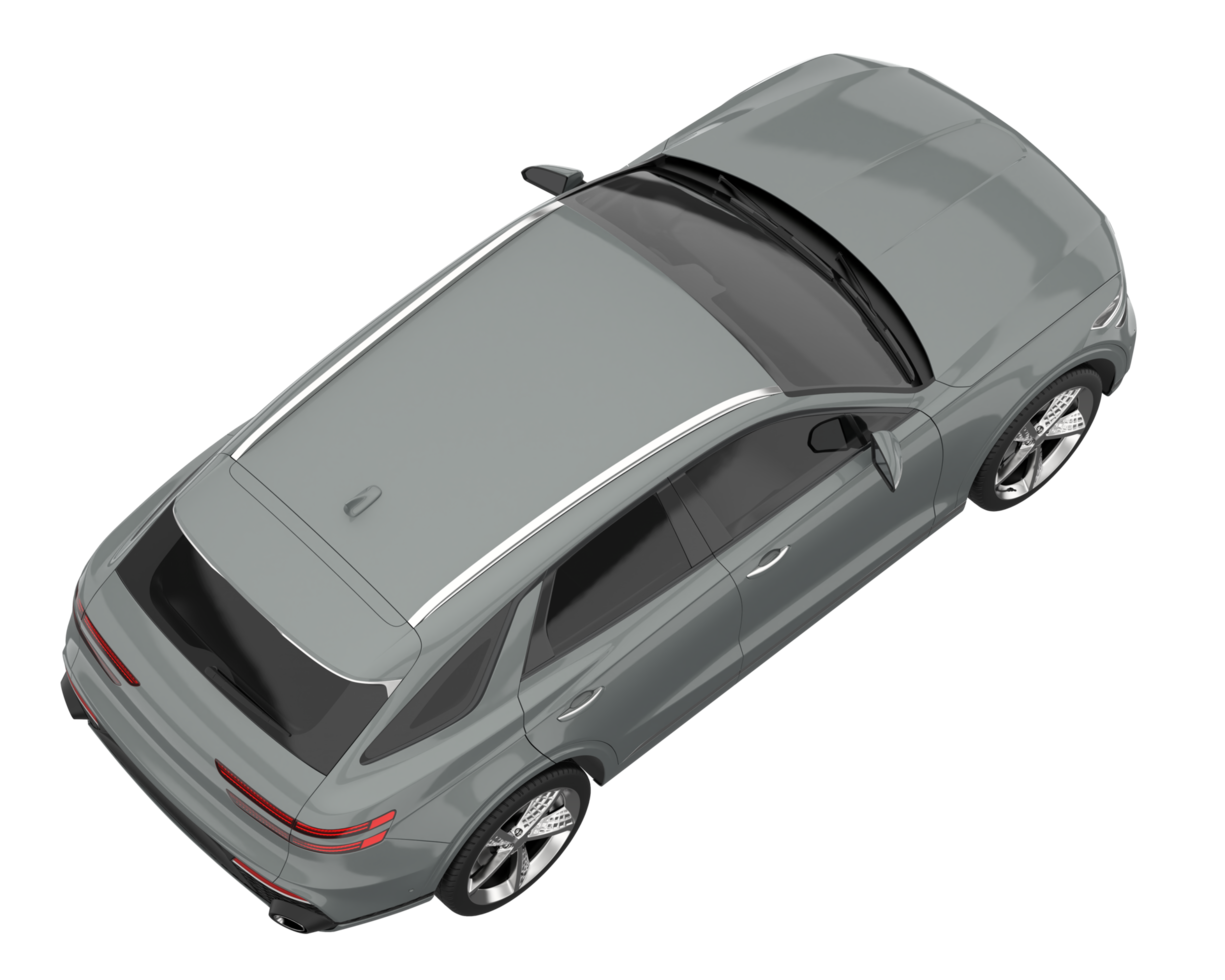 Realistic SUV isolated on transparent background. 3d rendering - illustration png