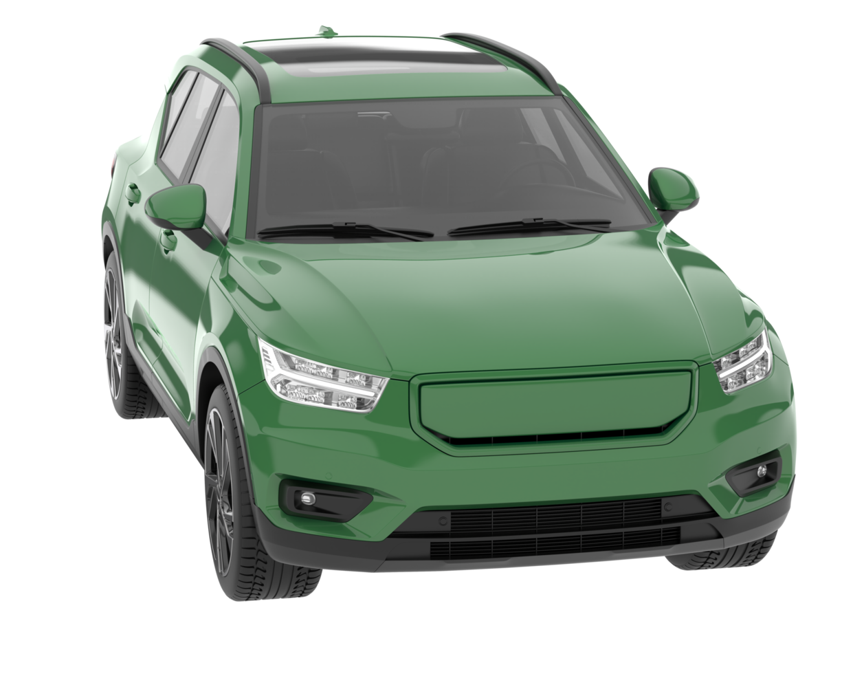 Realistic SUV isolated on transparent background. 3d rendering - illustration png