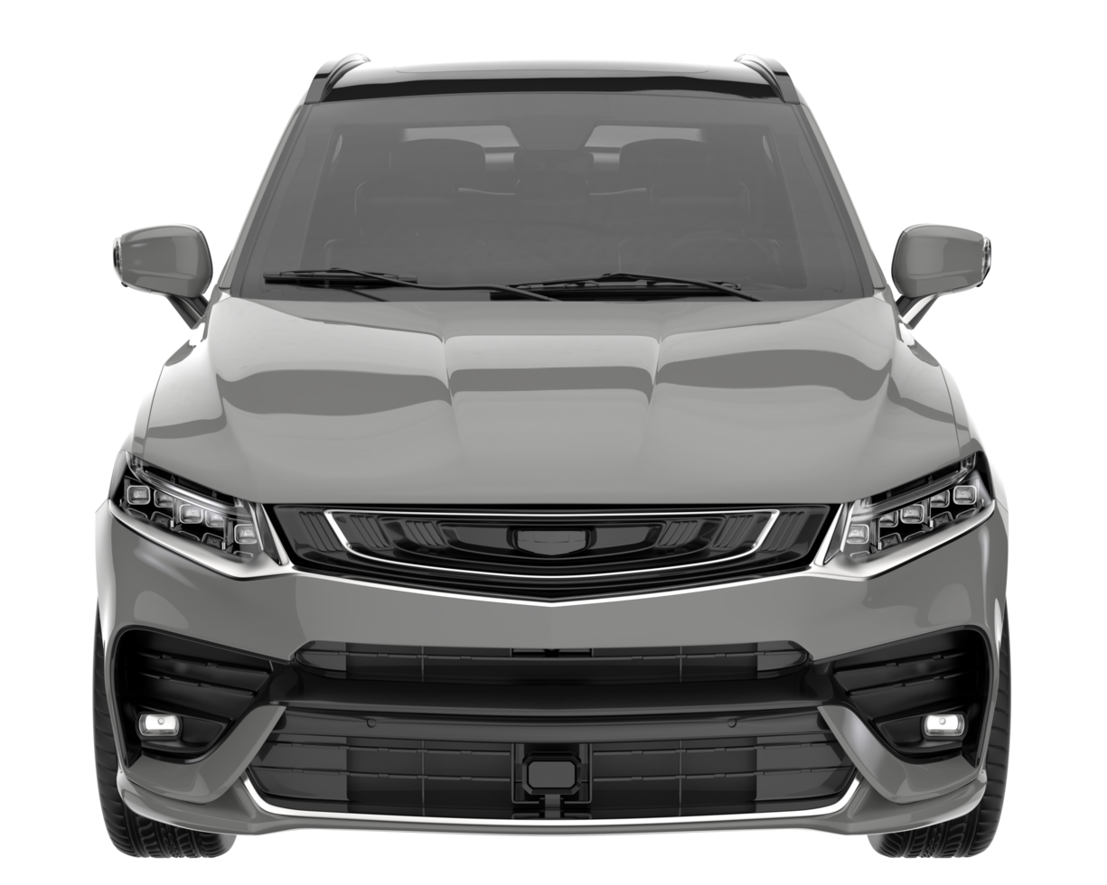 Realistic SUV isolated on transparent background. 3d rendering - illustration png