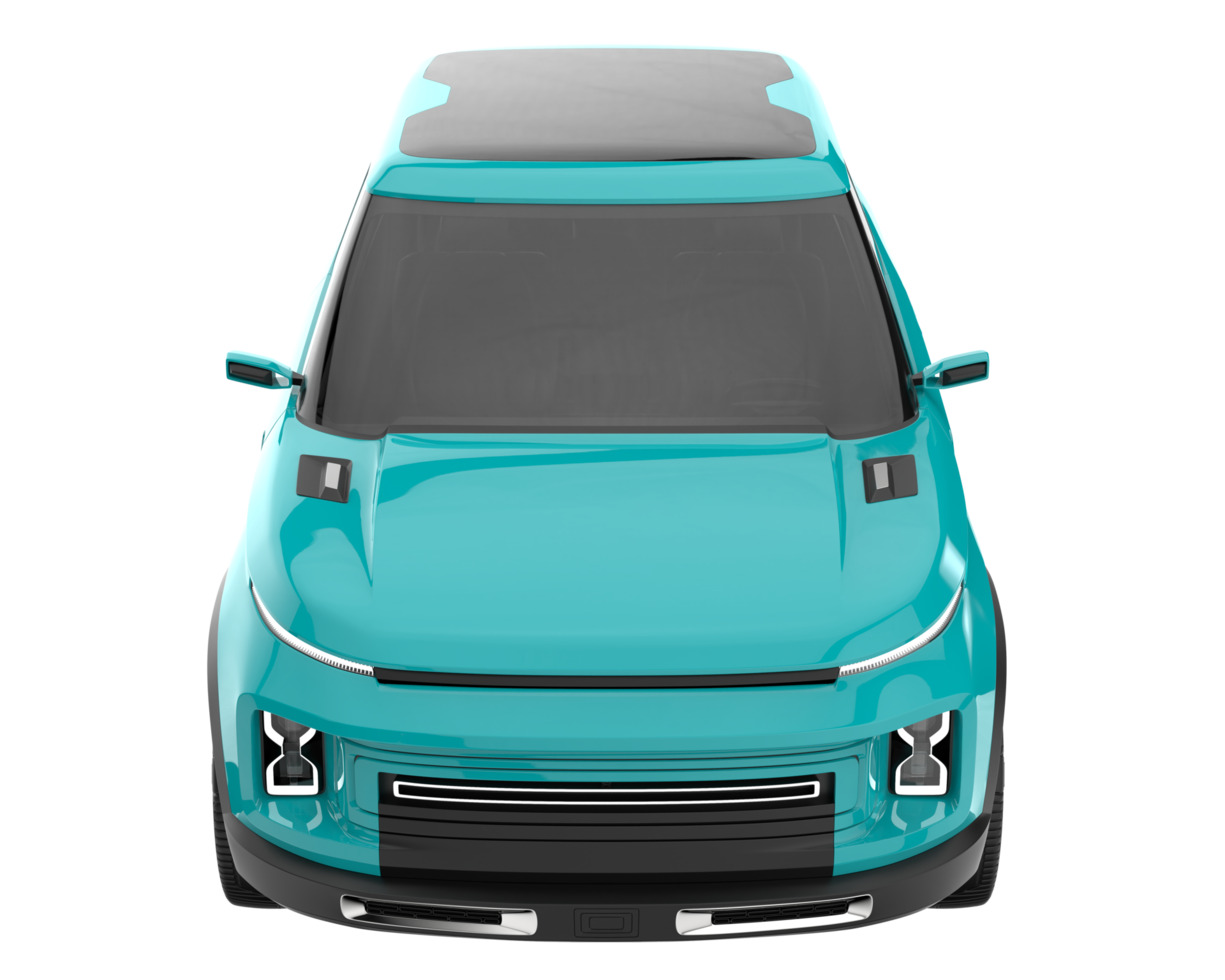 Realistic SUV isolated on transparent background. 3d rendering - illustration png