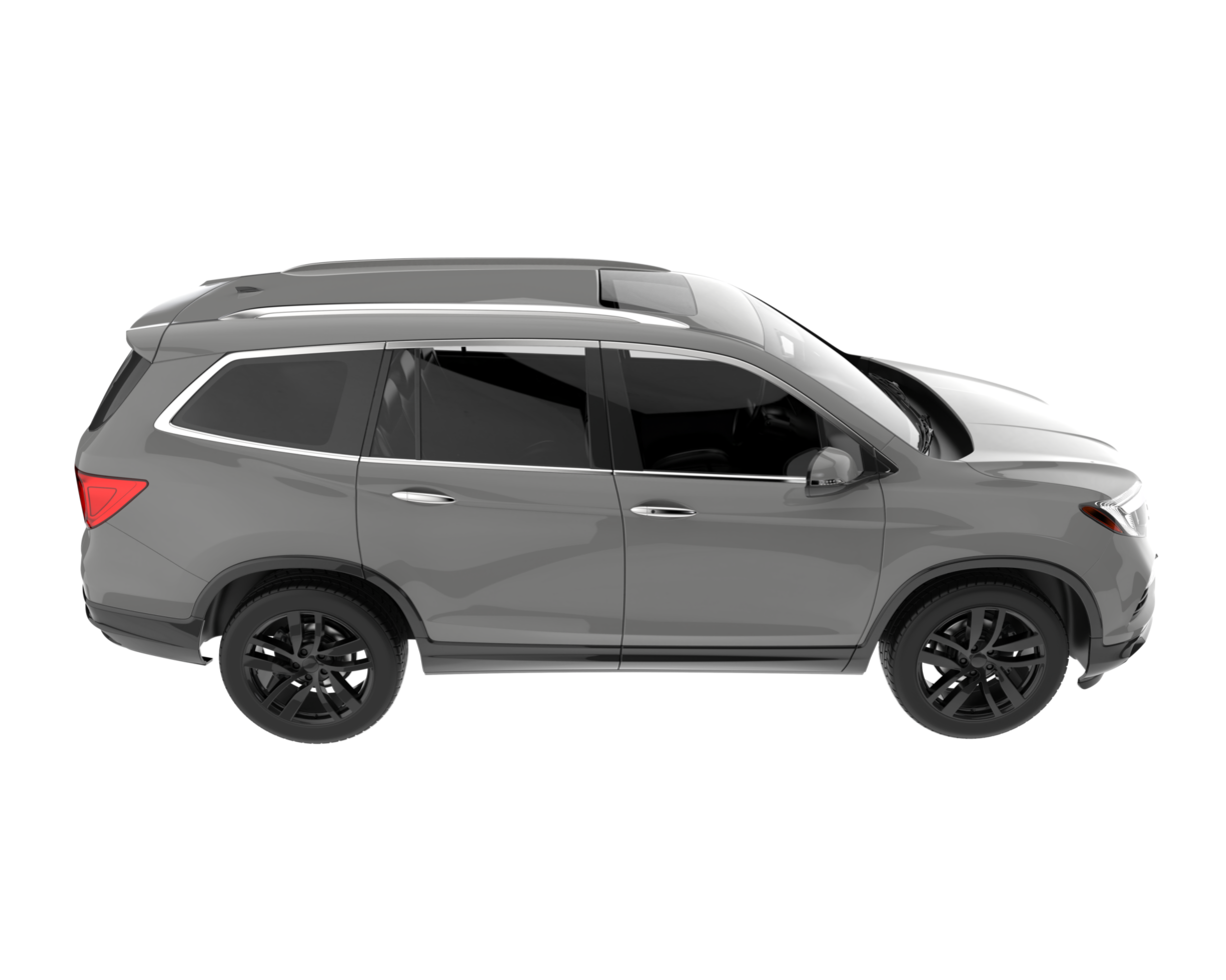 Realistic SUV isolated on transparent background. 3d rendering - illustration png