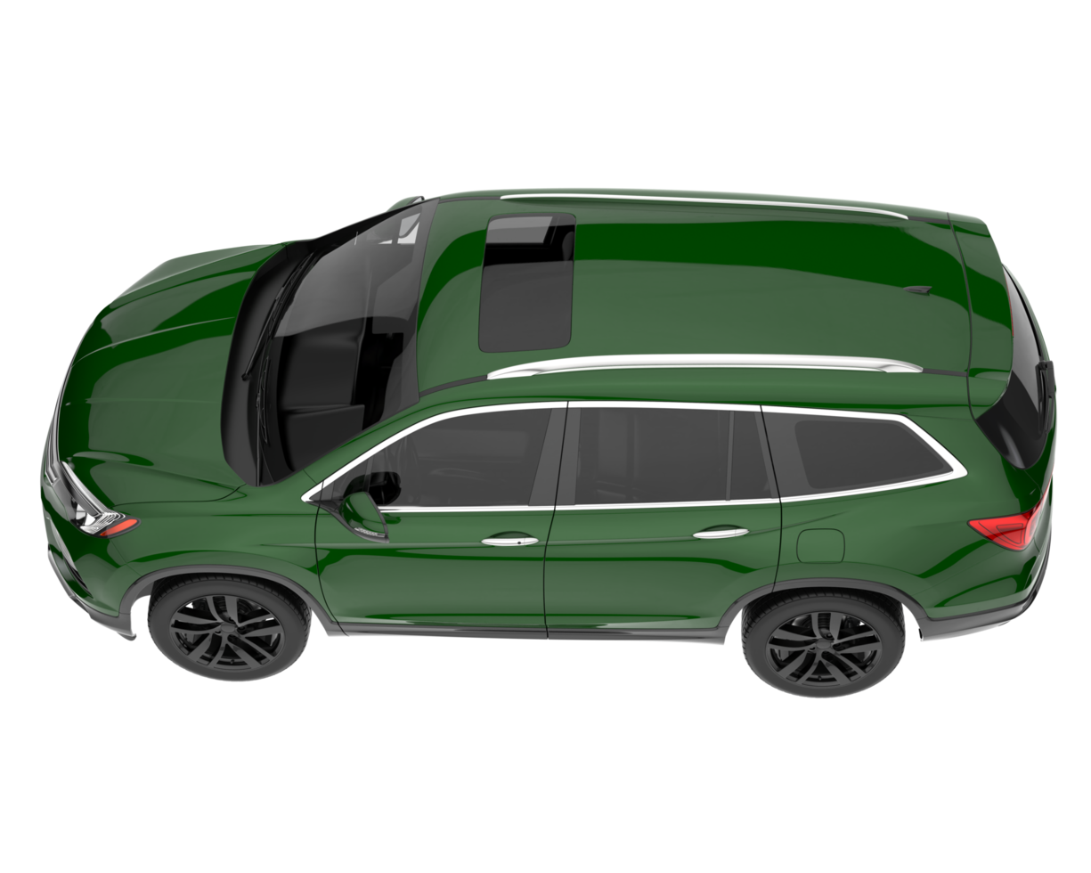 Realistic SUV isolated on transparent background. 3d rendering - illustration png
