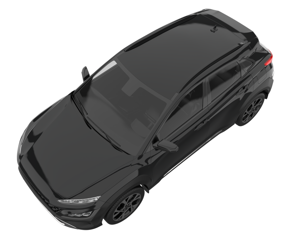 Realistic SUV isolated on transparent background. 3d rendering - illustration png