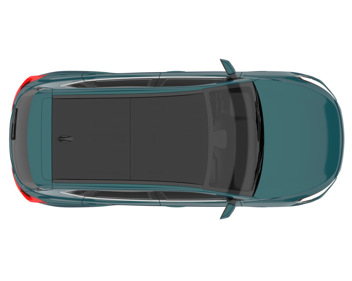 realistico suv isolato su trasparente sfondo. 3d interpretazione - illustrazione png