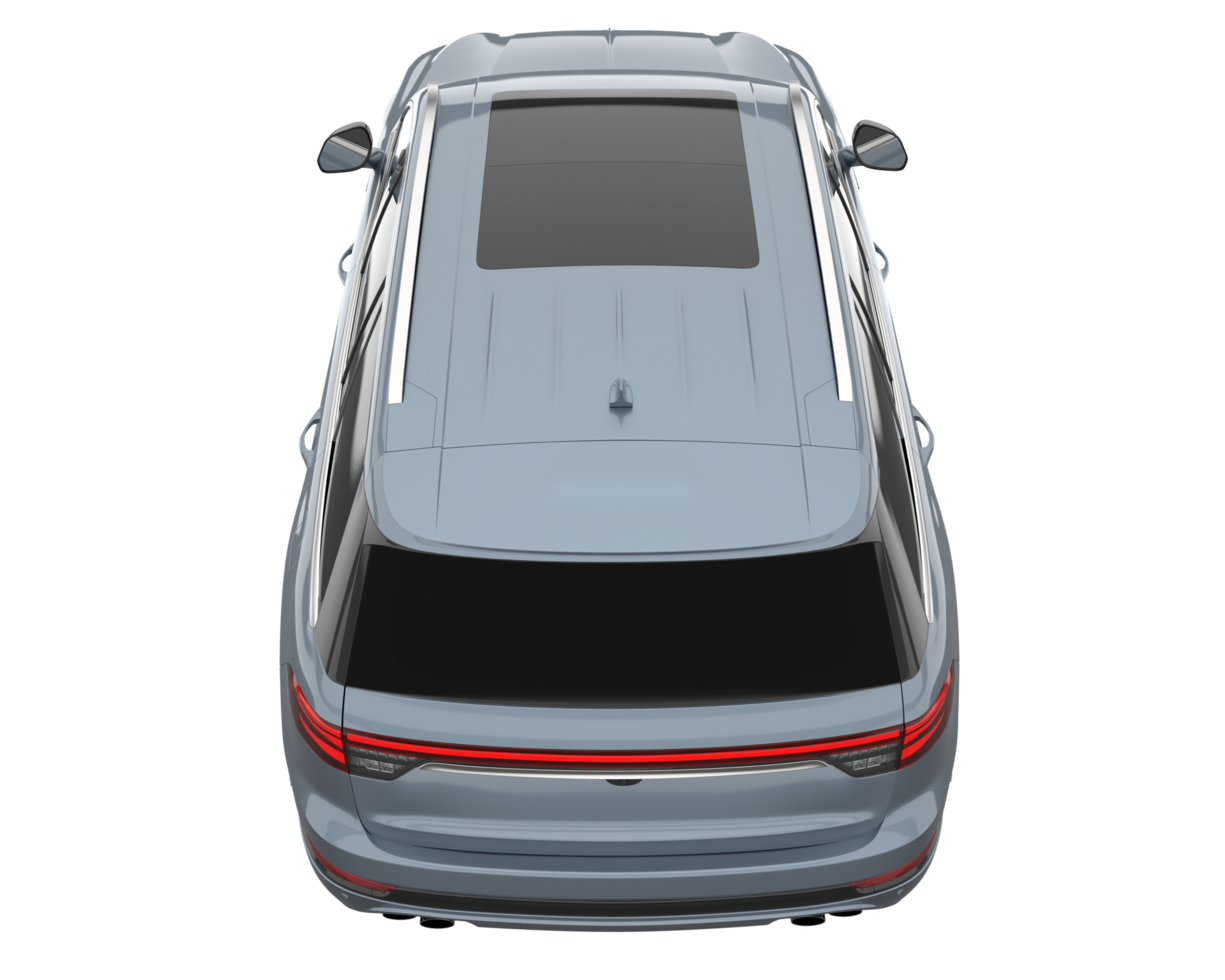 Realistic SUV isolated on transparent background. 3d rendering - illustration png