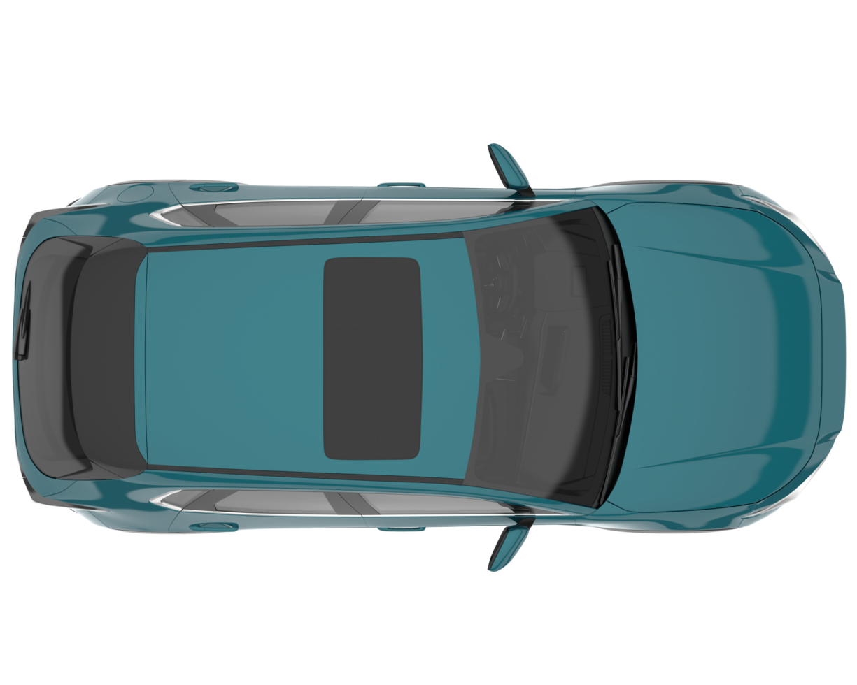 realistisk sUV isolerat på transparent bakgrund. 3d tolkning - illustration png