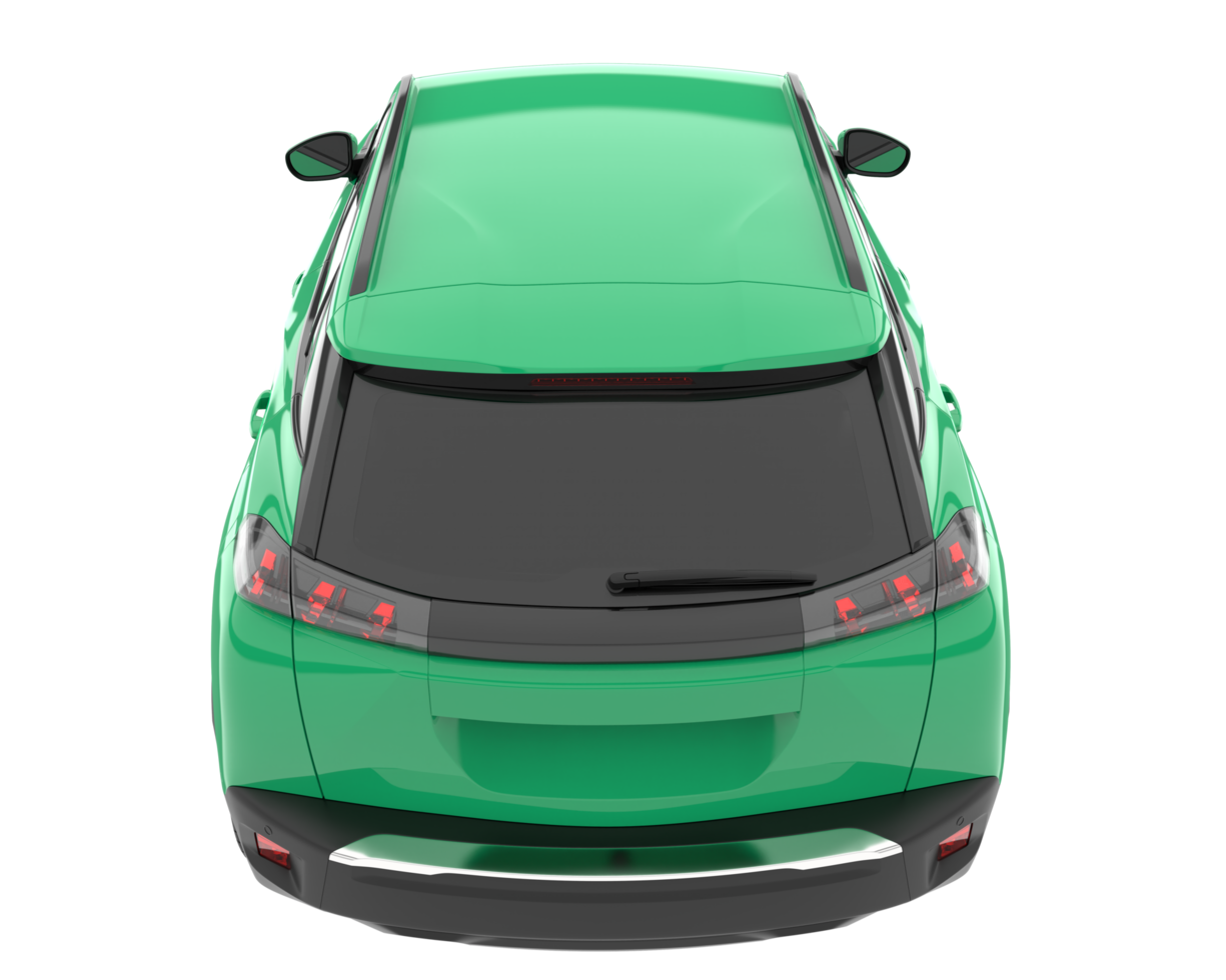 Realistic SUV isolated on transparent background. 3d rendering - illustration png