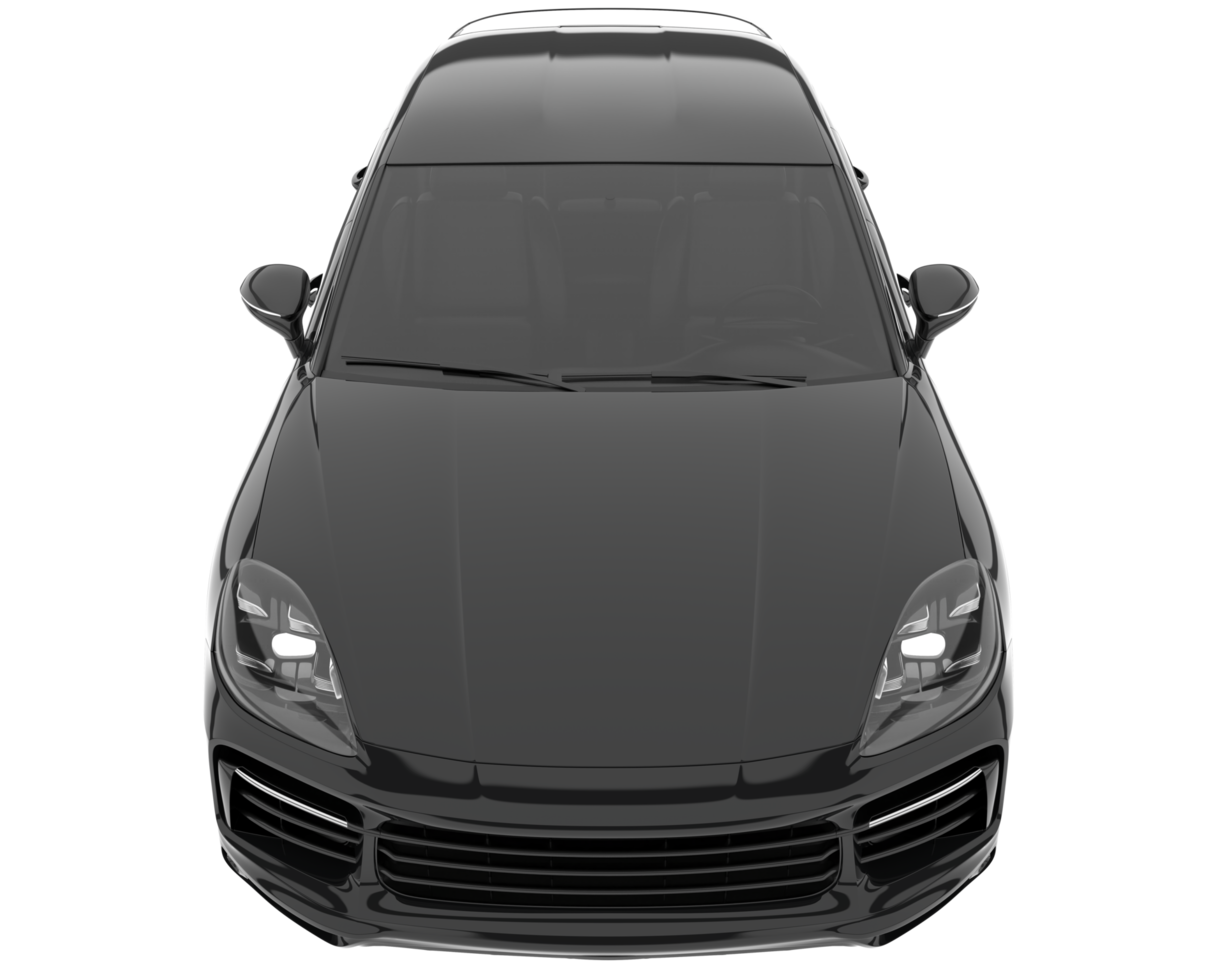 Realistic SUV isolated on transparent background. 3d rendering - illustration png
